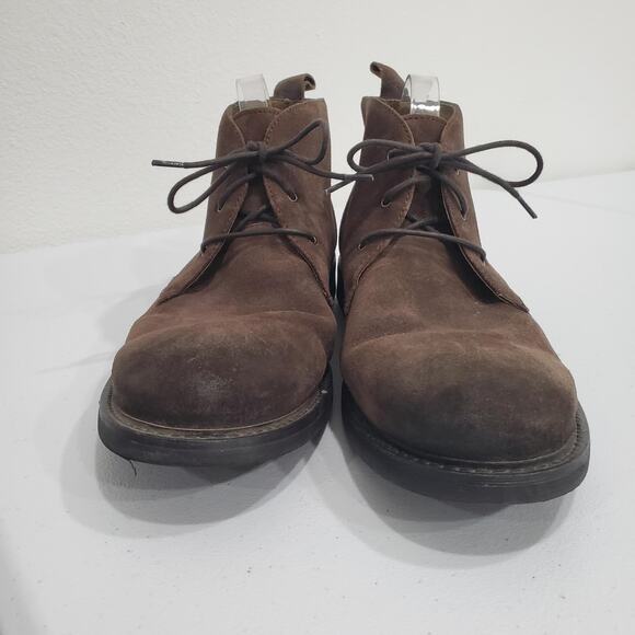 Banana Republic Chukka Desert Boots Mens Size 12 Brown Suede Leather Lace Up main image 10